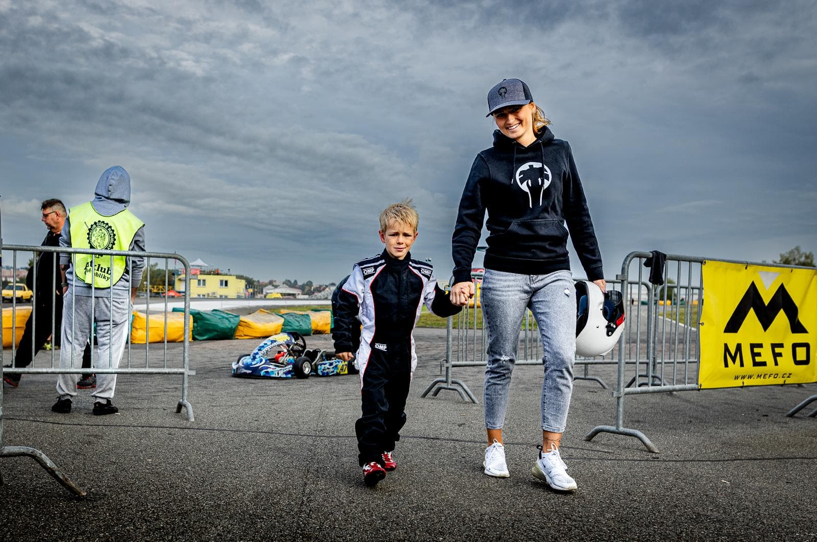 Natalie Karting coaching