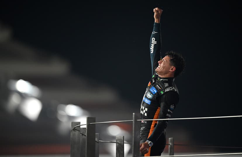 Lando Norris na samém vrcholu