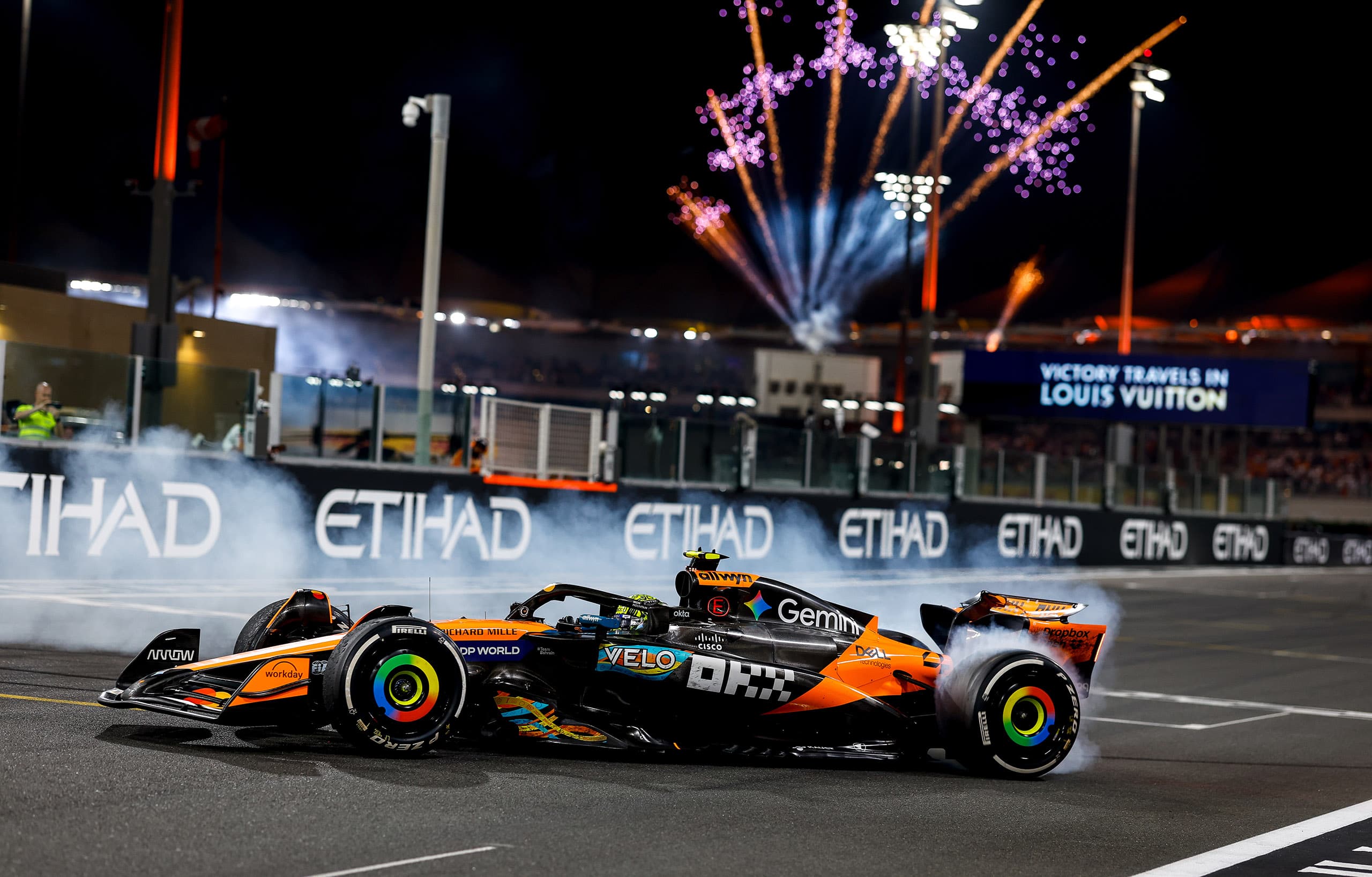 Lando Norris na samém vrcholu
