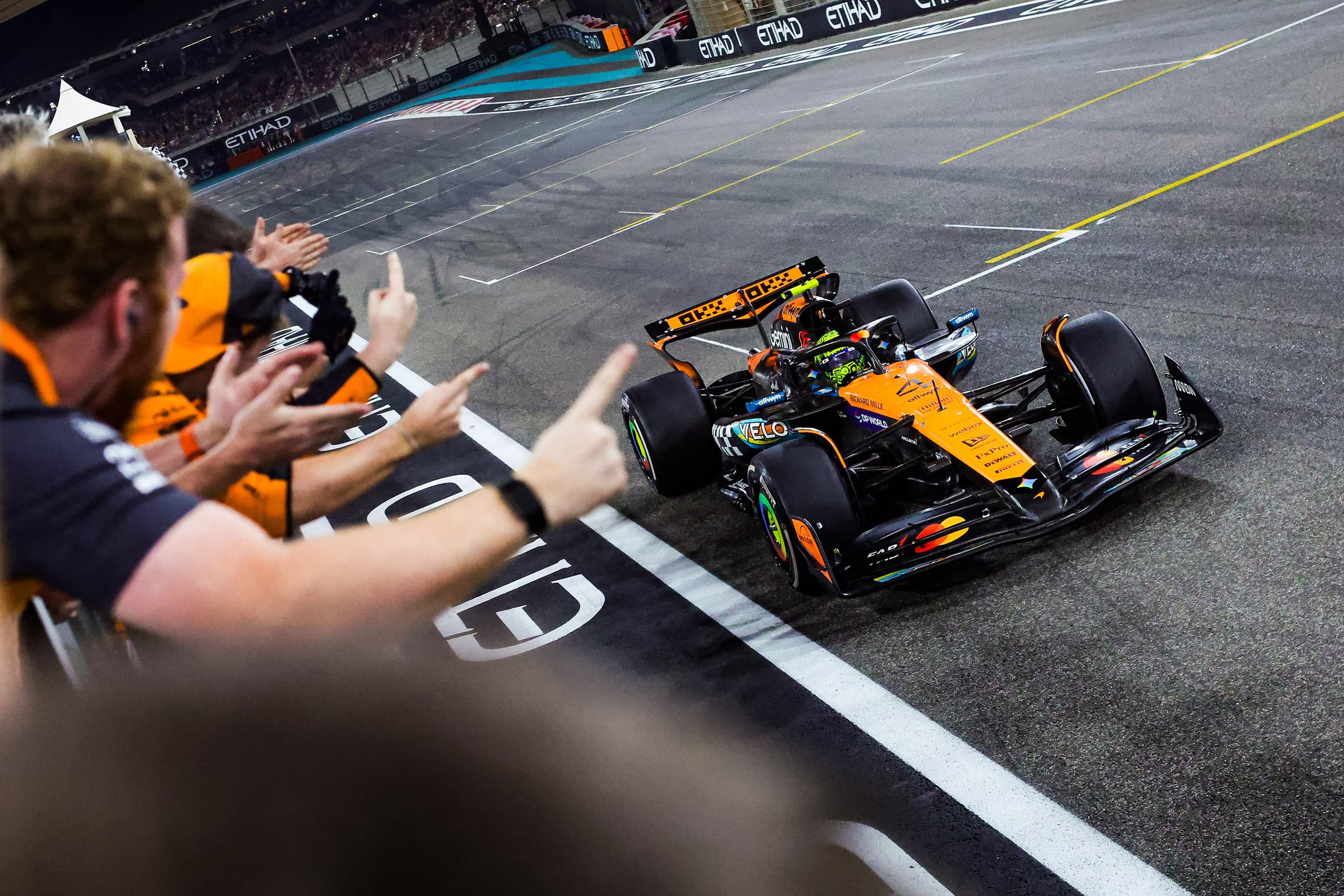Lando Norris na samém vrcholu