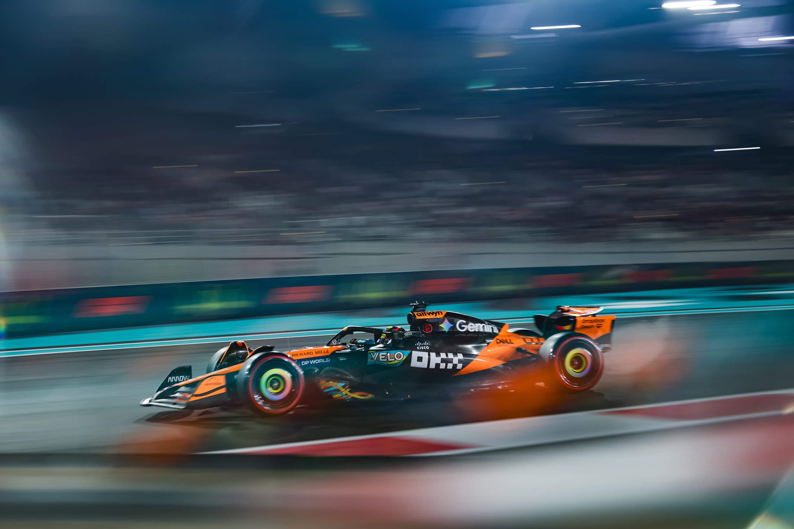 Lando Norris na samém vrcholu