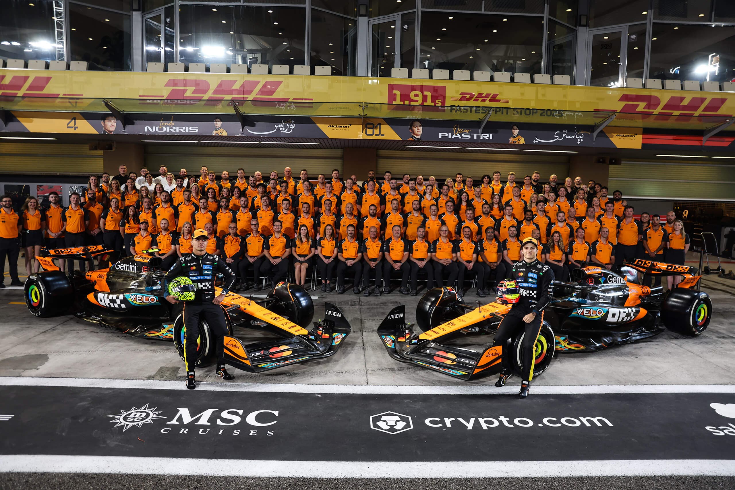 Lando Norris na samém vrcholu