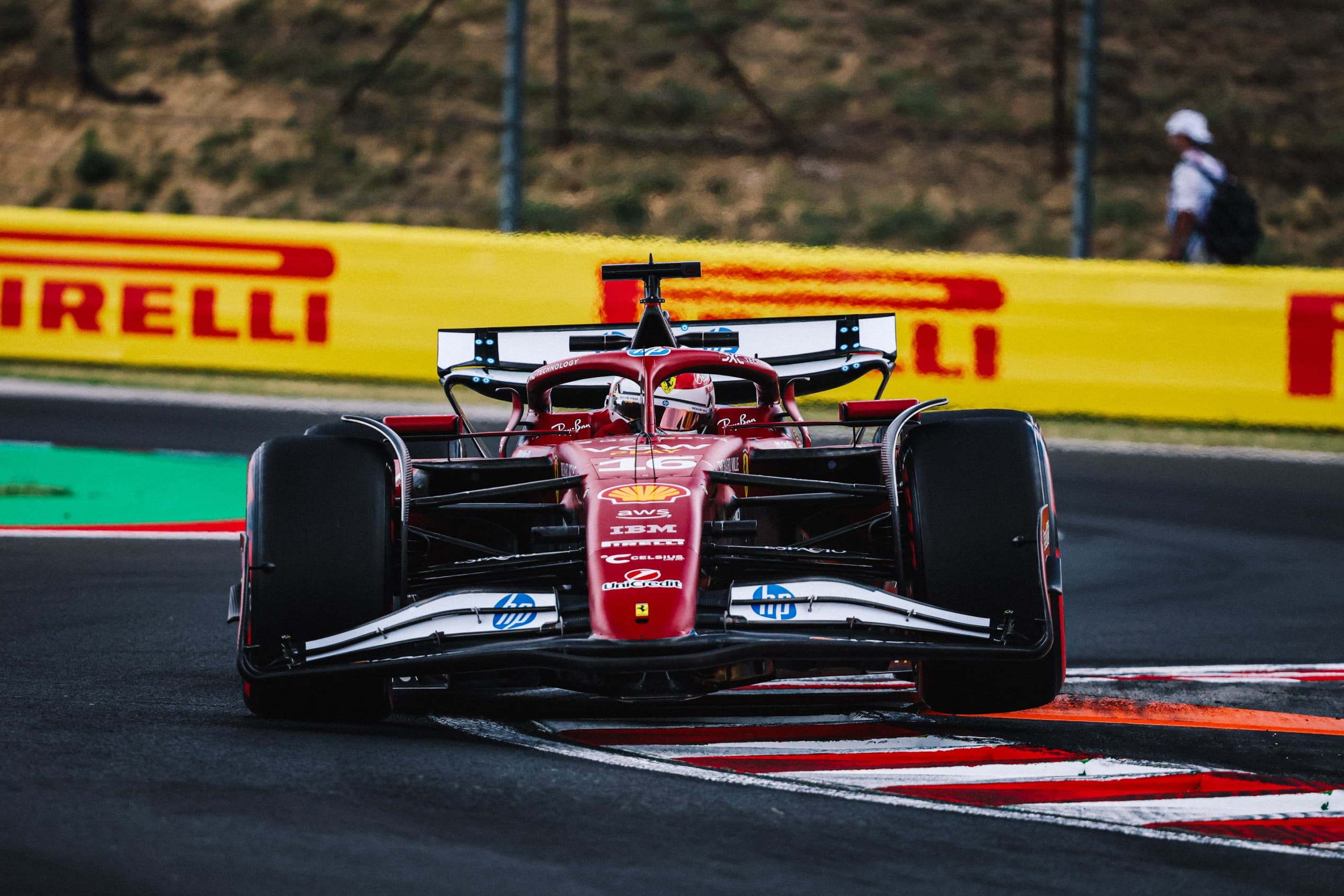 F1 Hungaroring Kvalifikace Leclerc Foto