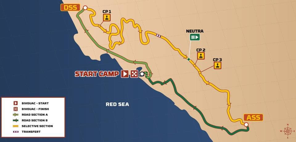 Dakar 2026 první etapa