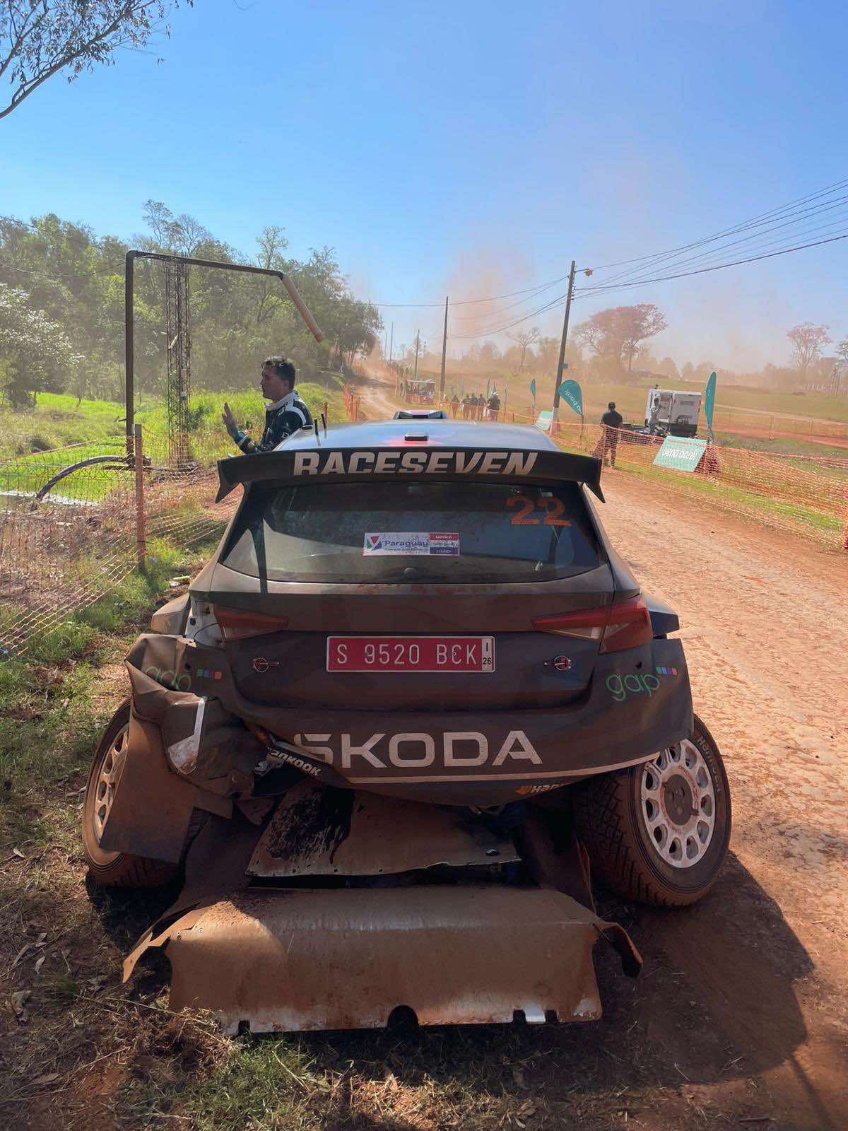 wrc paraguay 25 pátek greensmith náprava
