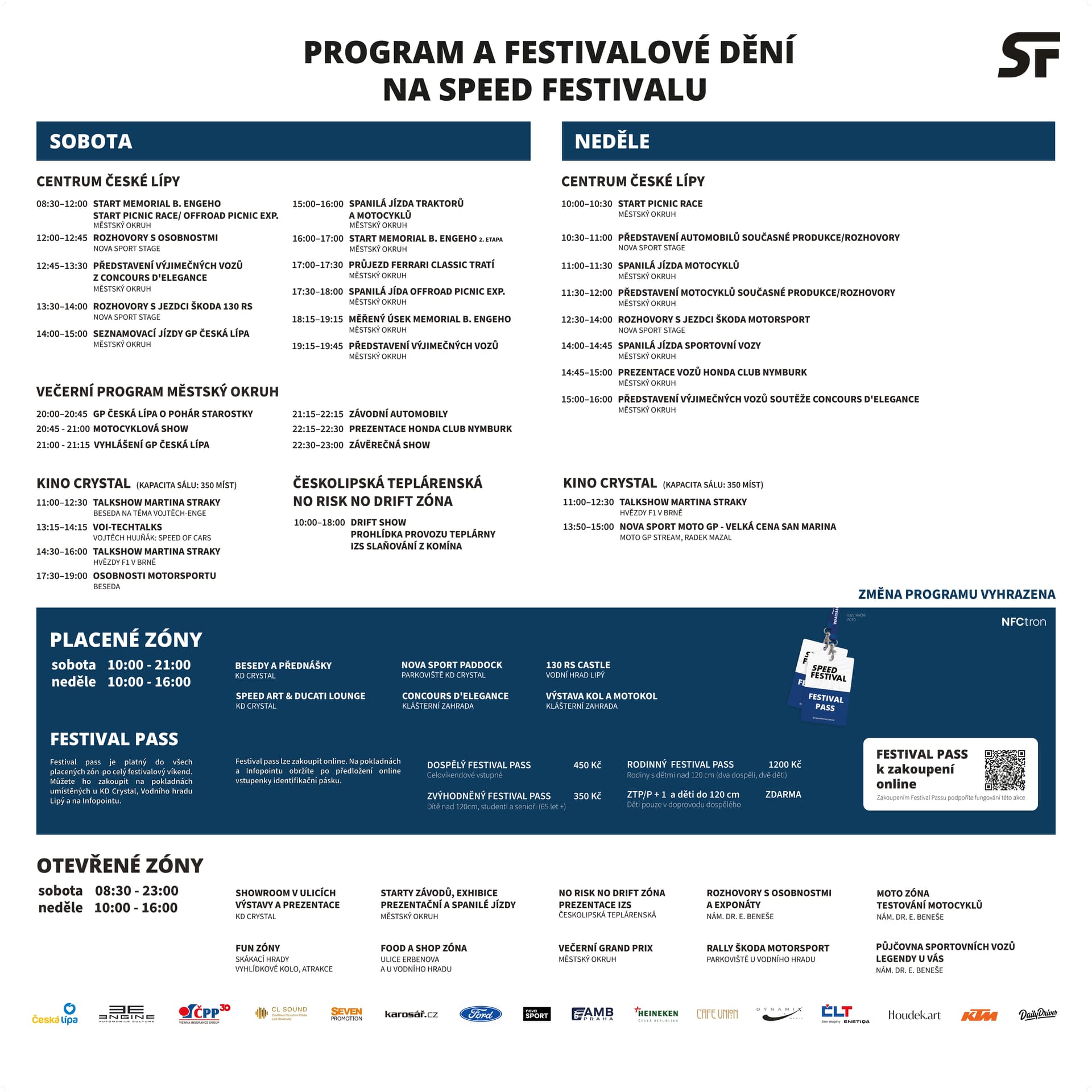 Speed festival 25 program