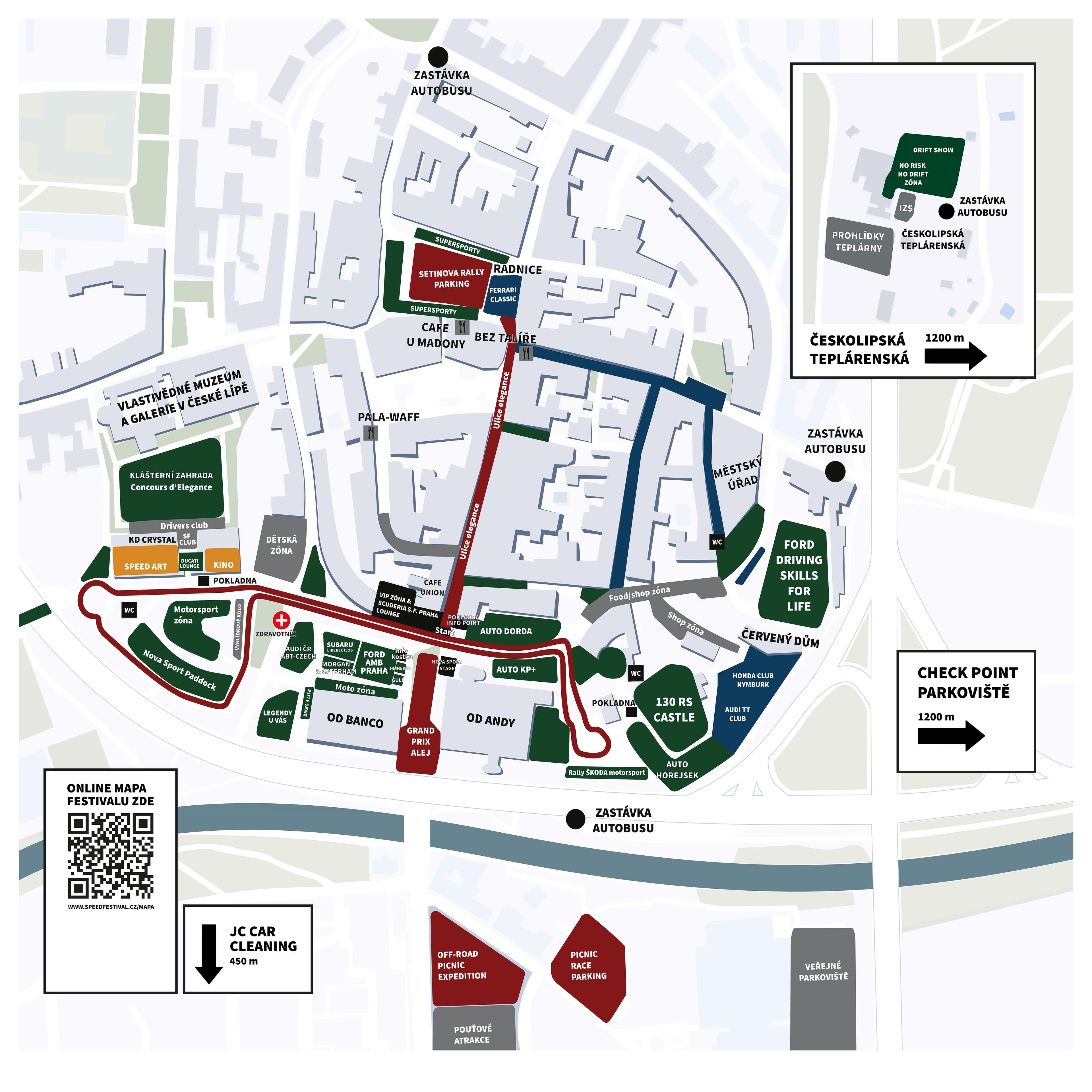 Speed festival 25 mapa
