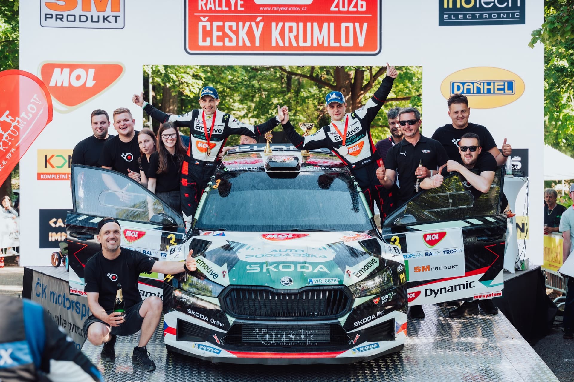 Dominik Stříteský Ondřej Krajča Rallye Český Krumlov 2026