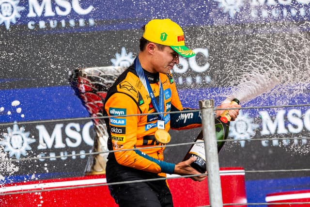 Norris a jeho vítězný tanec v Sao Paulu