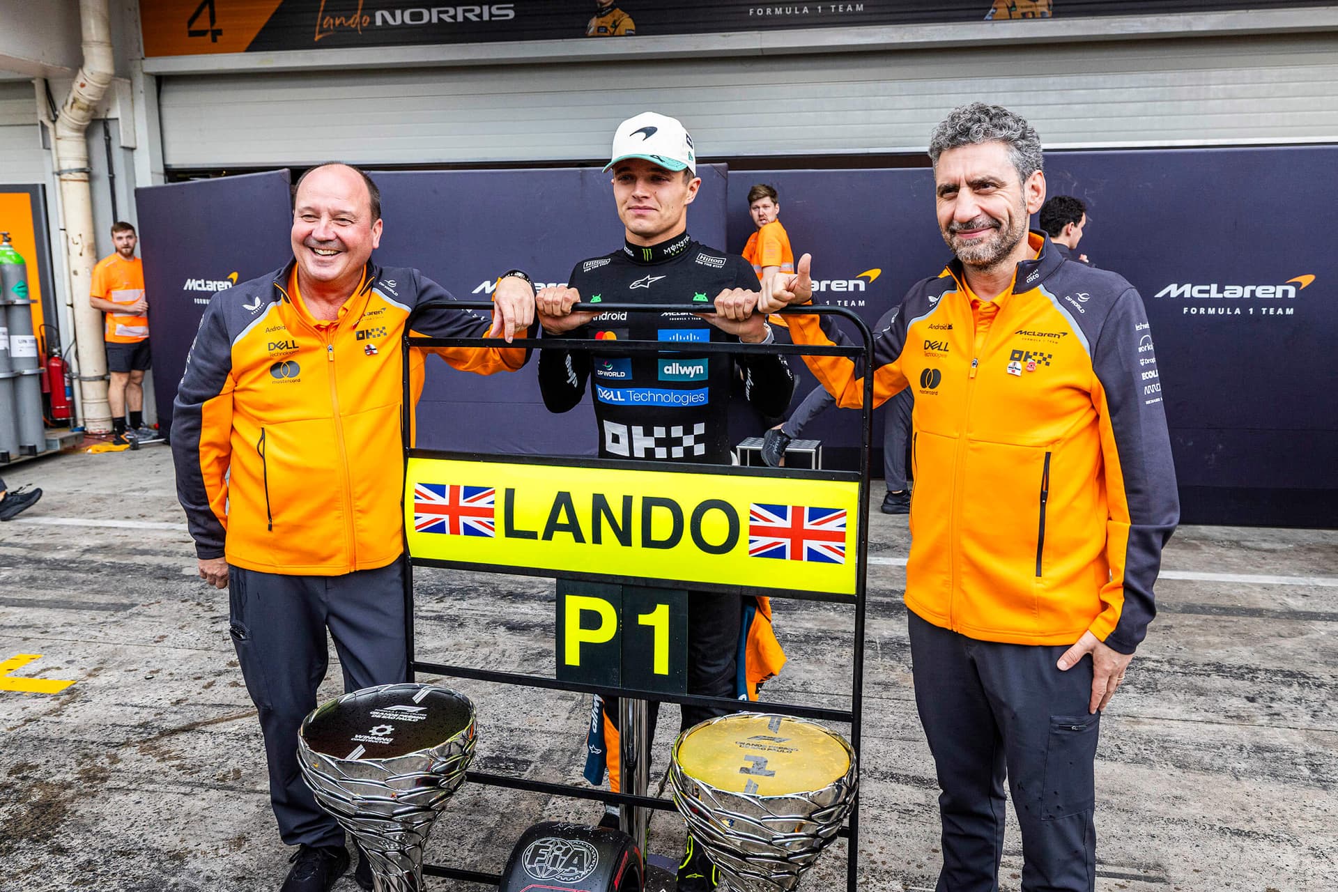Lando Norris v Brazílii