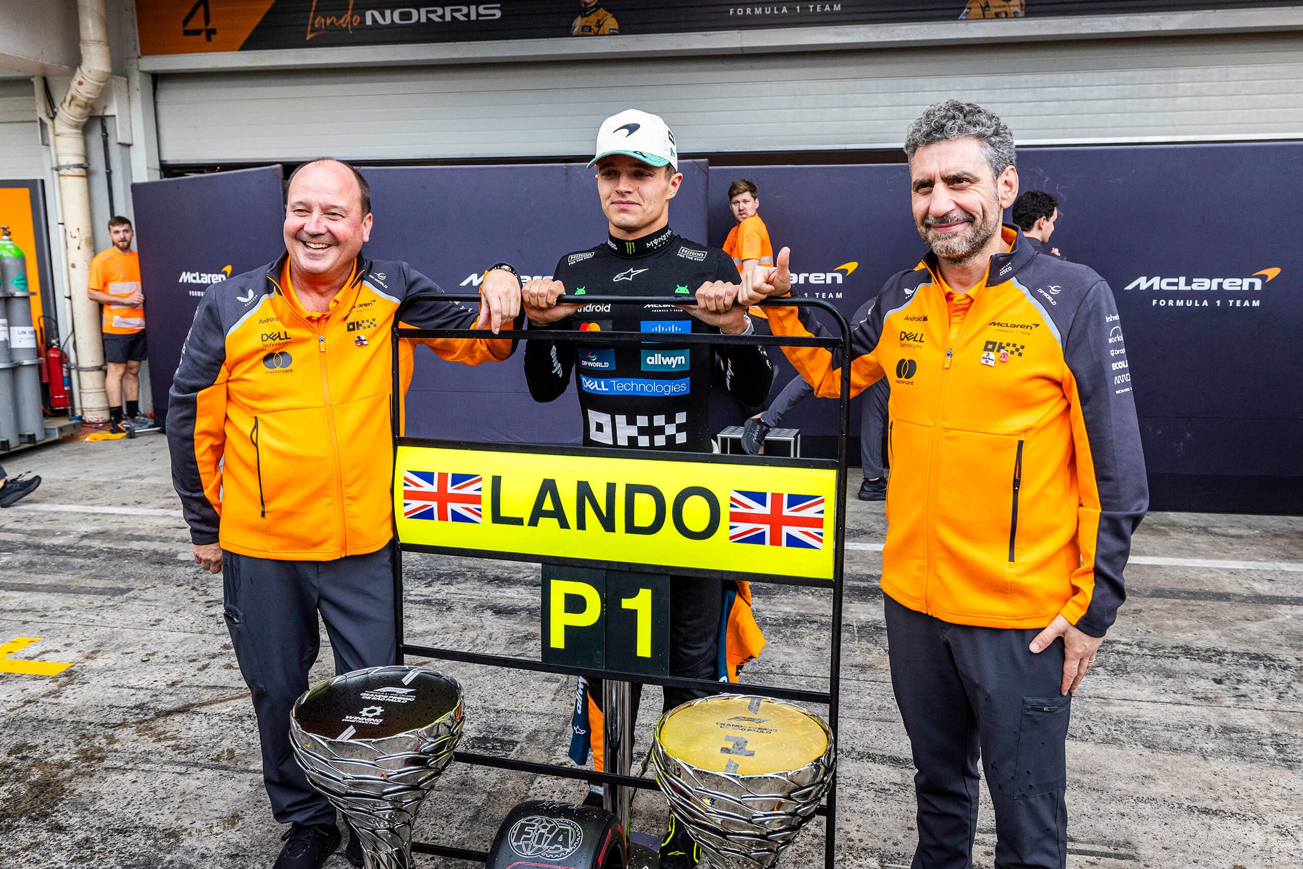 Lando Norris v Brazílii
