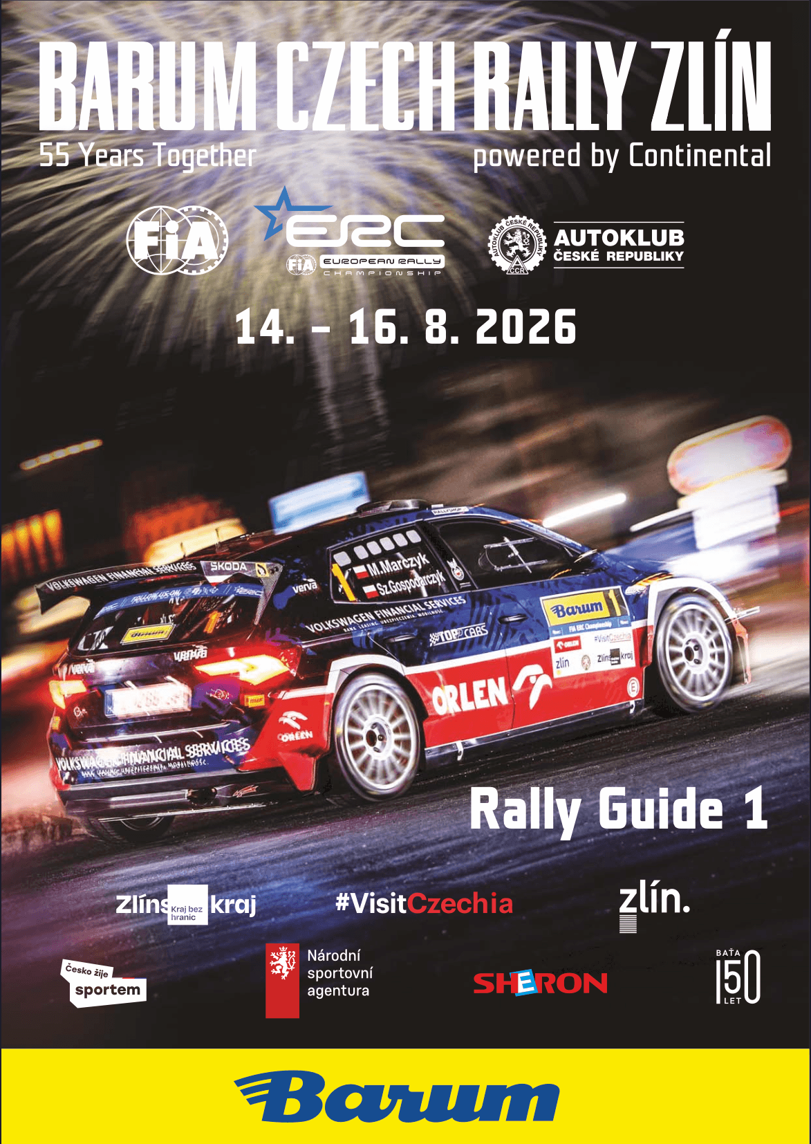 Barum Czech Rally Zlín 2026