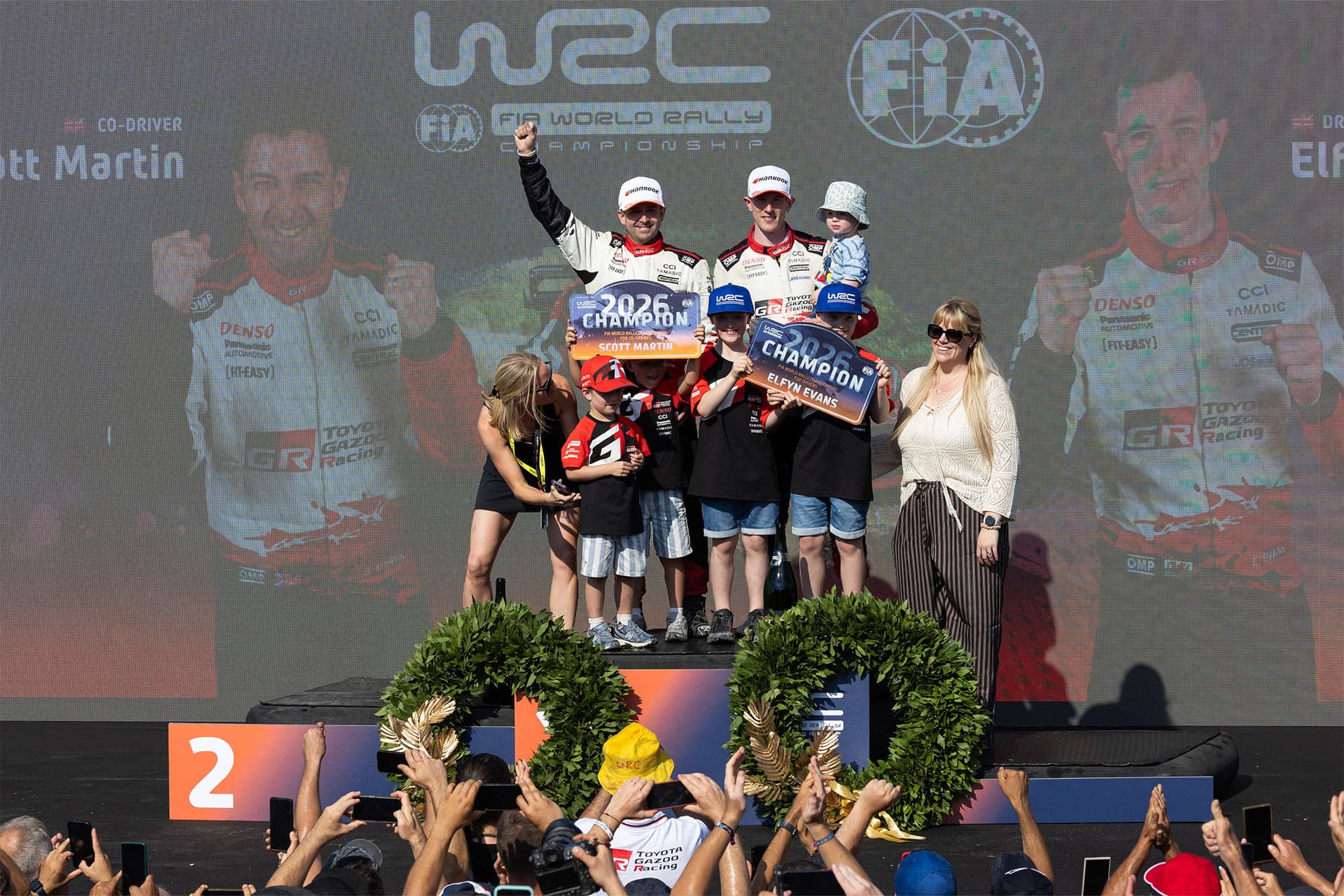 Elfyn Evans Scott Martin 2026 World Rally Champions