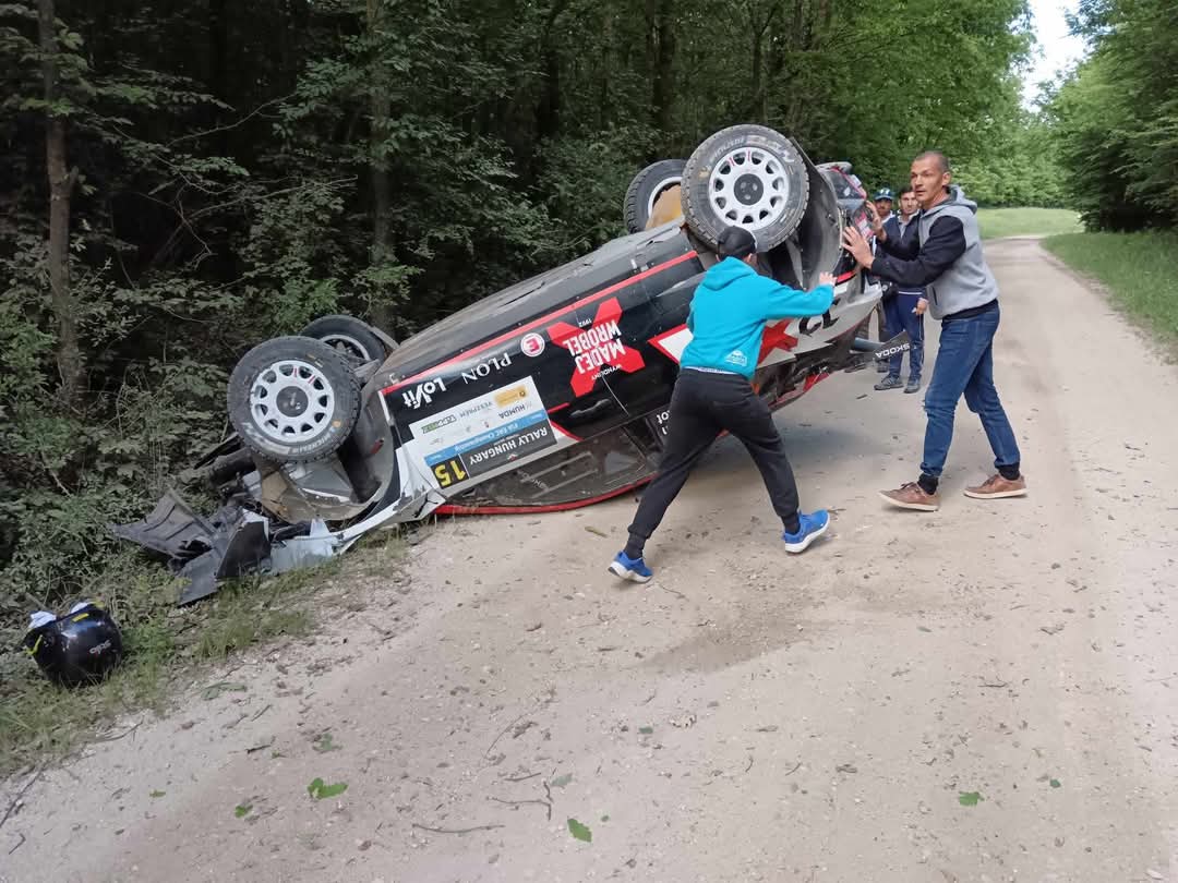 Erc hungary sobota 25 kotrun crahs