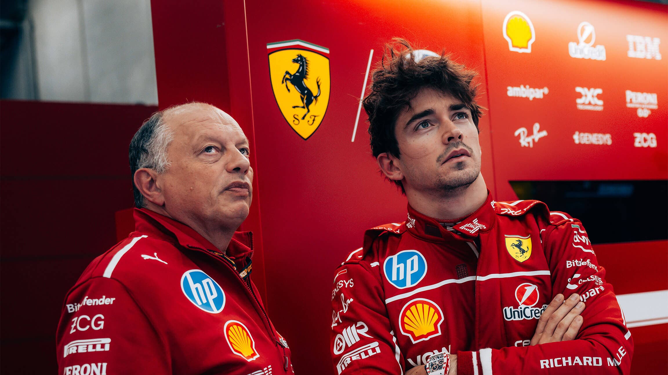 Charles Leclerc a Fred Vasseur