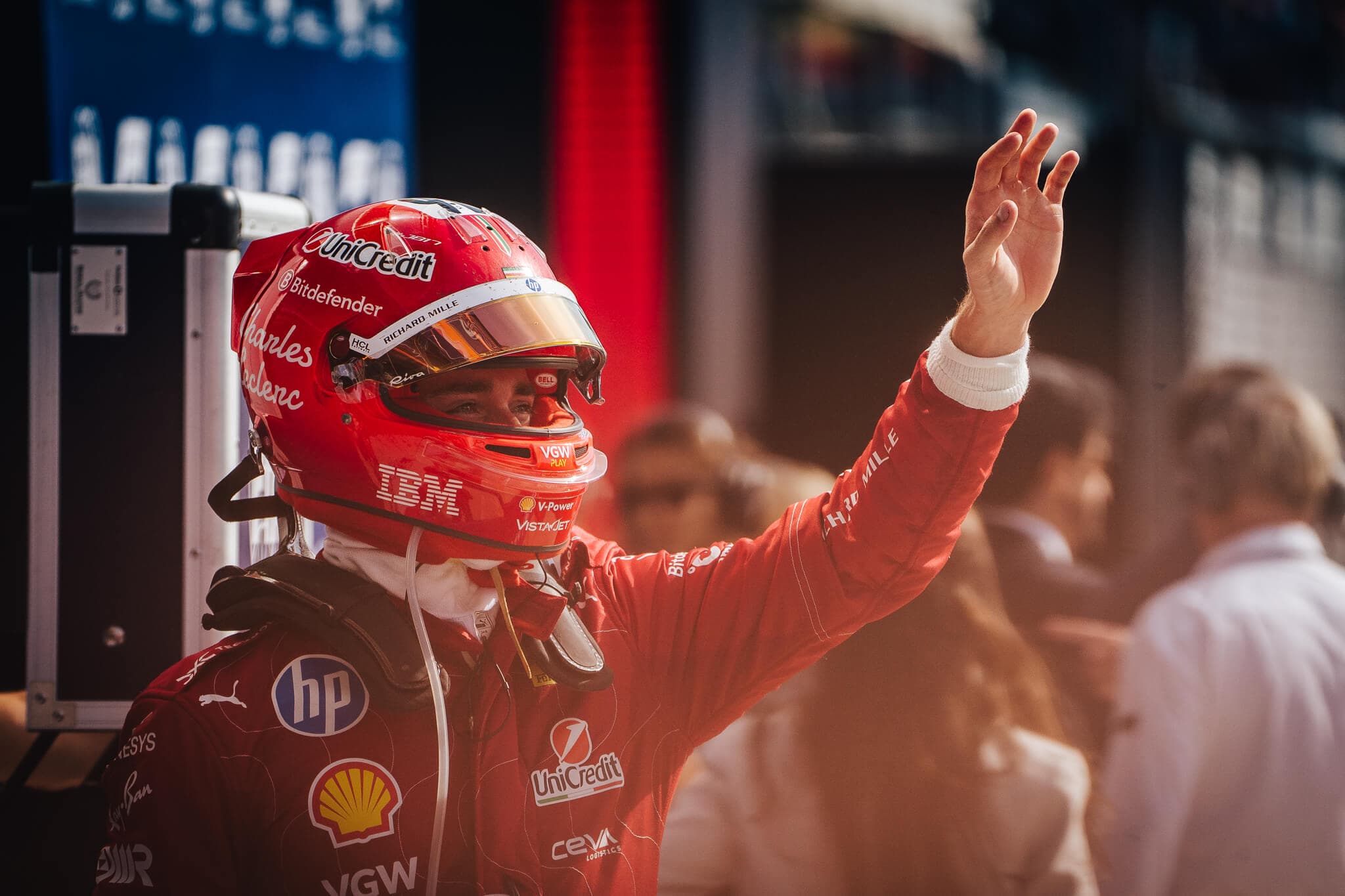 Charles Leclerc na Monze