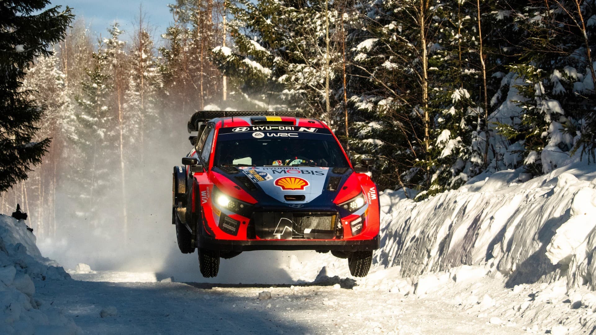 Foto Svedska rally v text