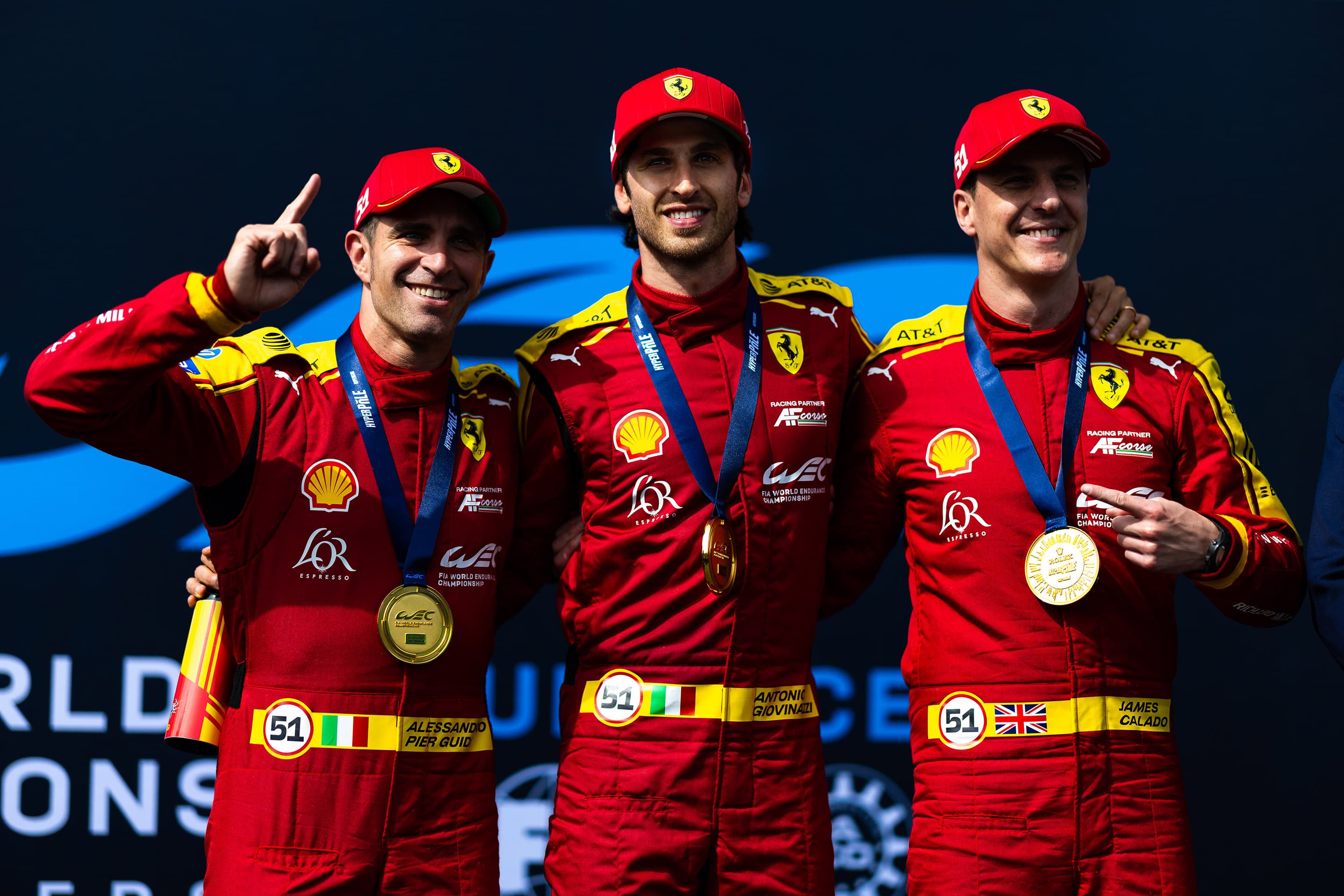 Ferrari první řada v Imole