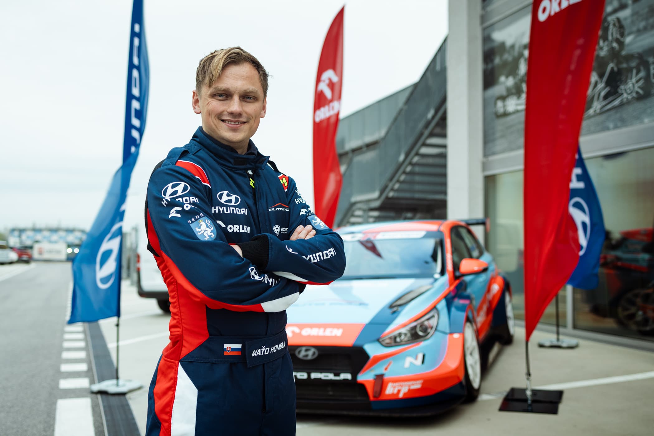 Mato Homola a Hyundai i30 N TCR, foto Martin Mondok