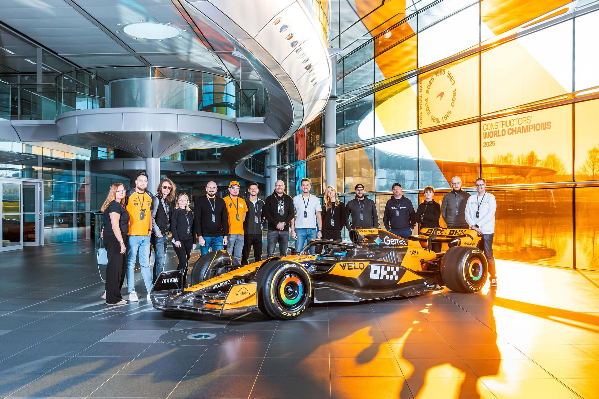 Návštěva MTC, futuristického sídla McLarenu