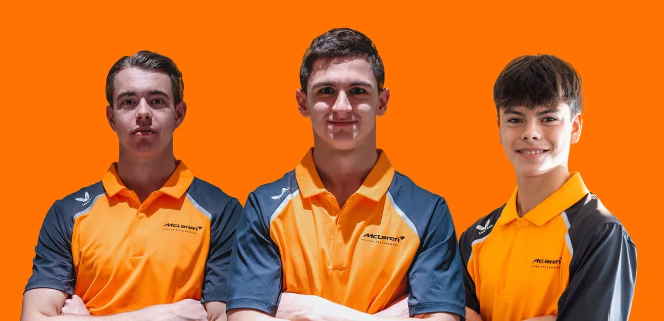 McLaren oznámil tři nové jezdce ve vývojovém programu