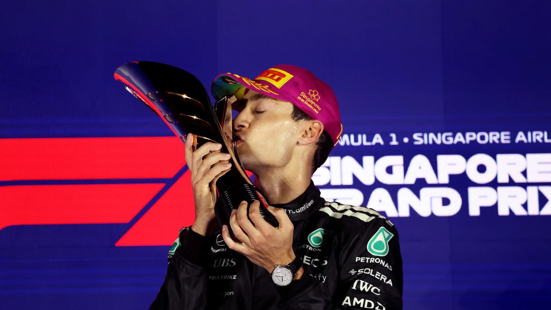 F1 Singapur Russell Win Title