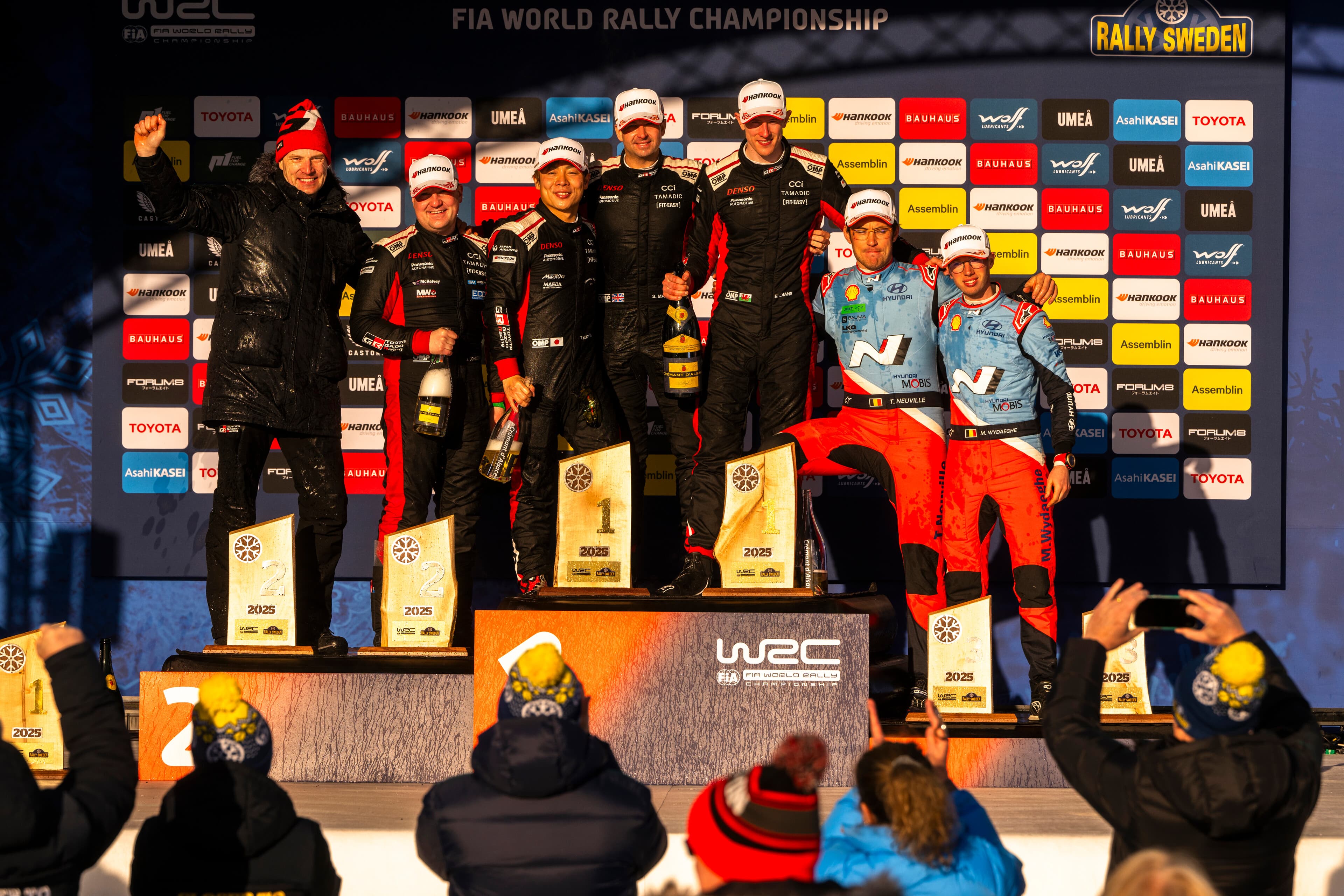Podium Rally Sweden