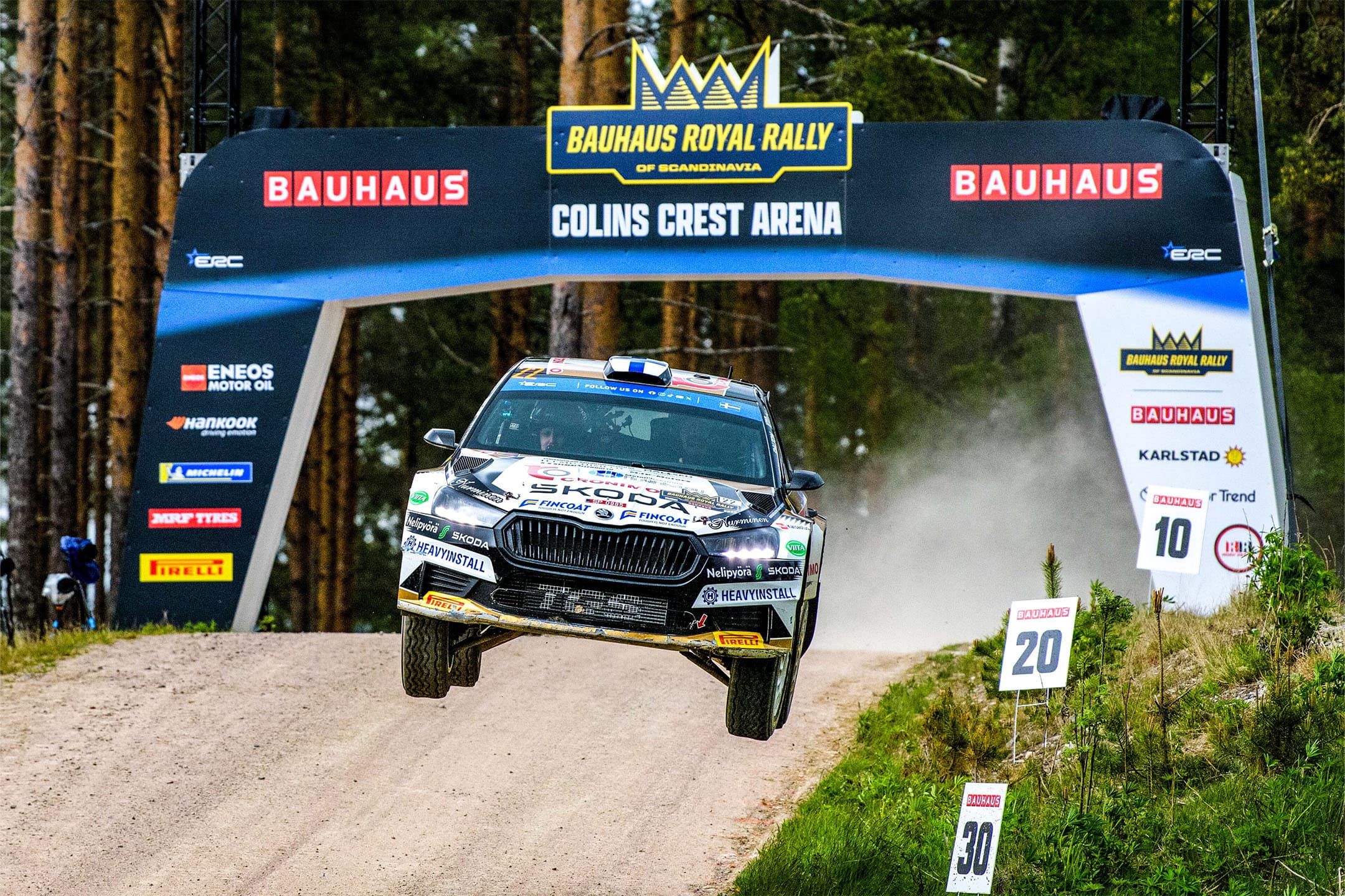 ERC 2026 Royal Rally of Scandinavia Mikko Heikkilä Škoda Fabia RS Rally2