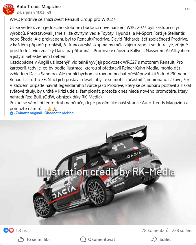 wrc manufacuturers auto trends