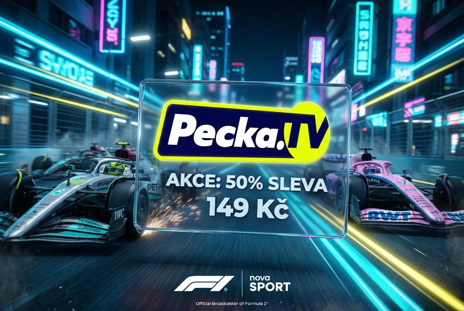 Nová éra Formule 1 také na Pecka.TV a soutěž pro fanoušky!