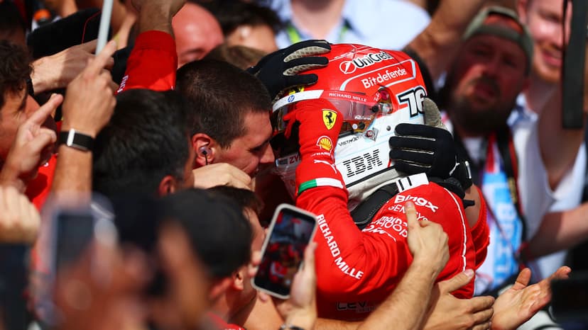 Šokující vítězství pro Ferrari! Leclerc vítězí, Antonelli bez bodů