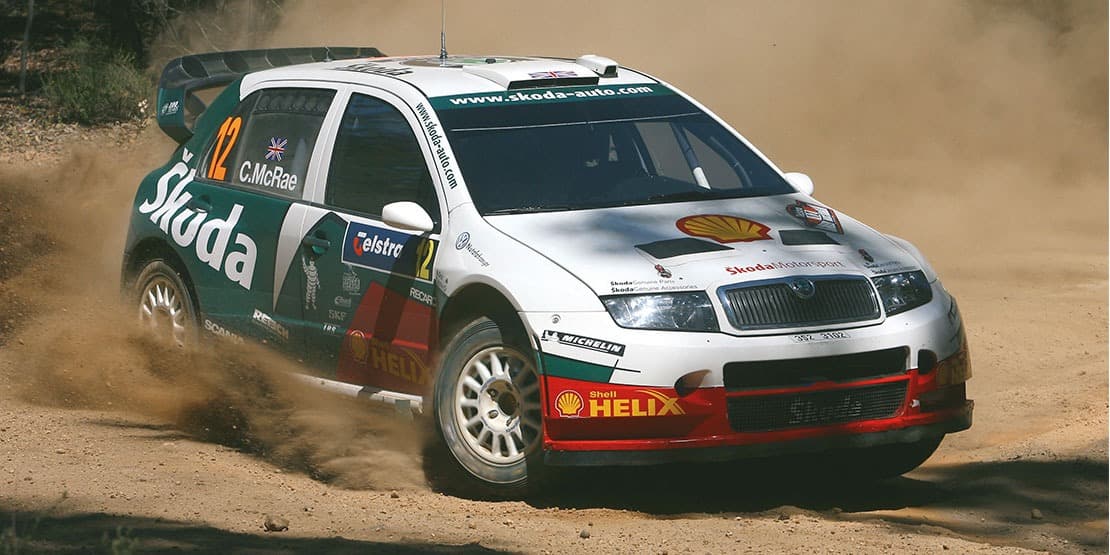 Colin McRae Škoda Fabia WRC Telstra Rally Australia 2005