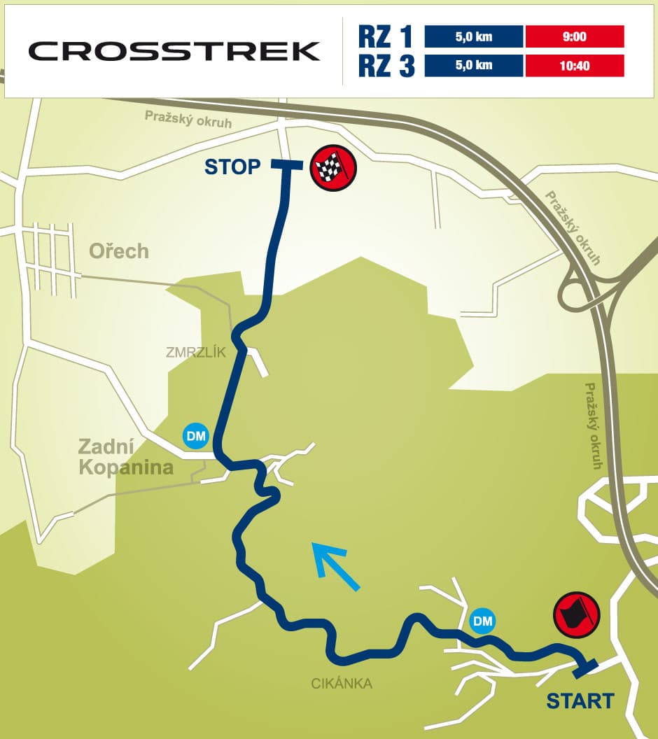 Pražský Rallysprint 2025 Cementárna