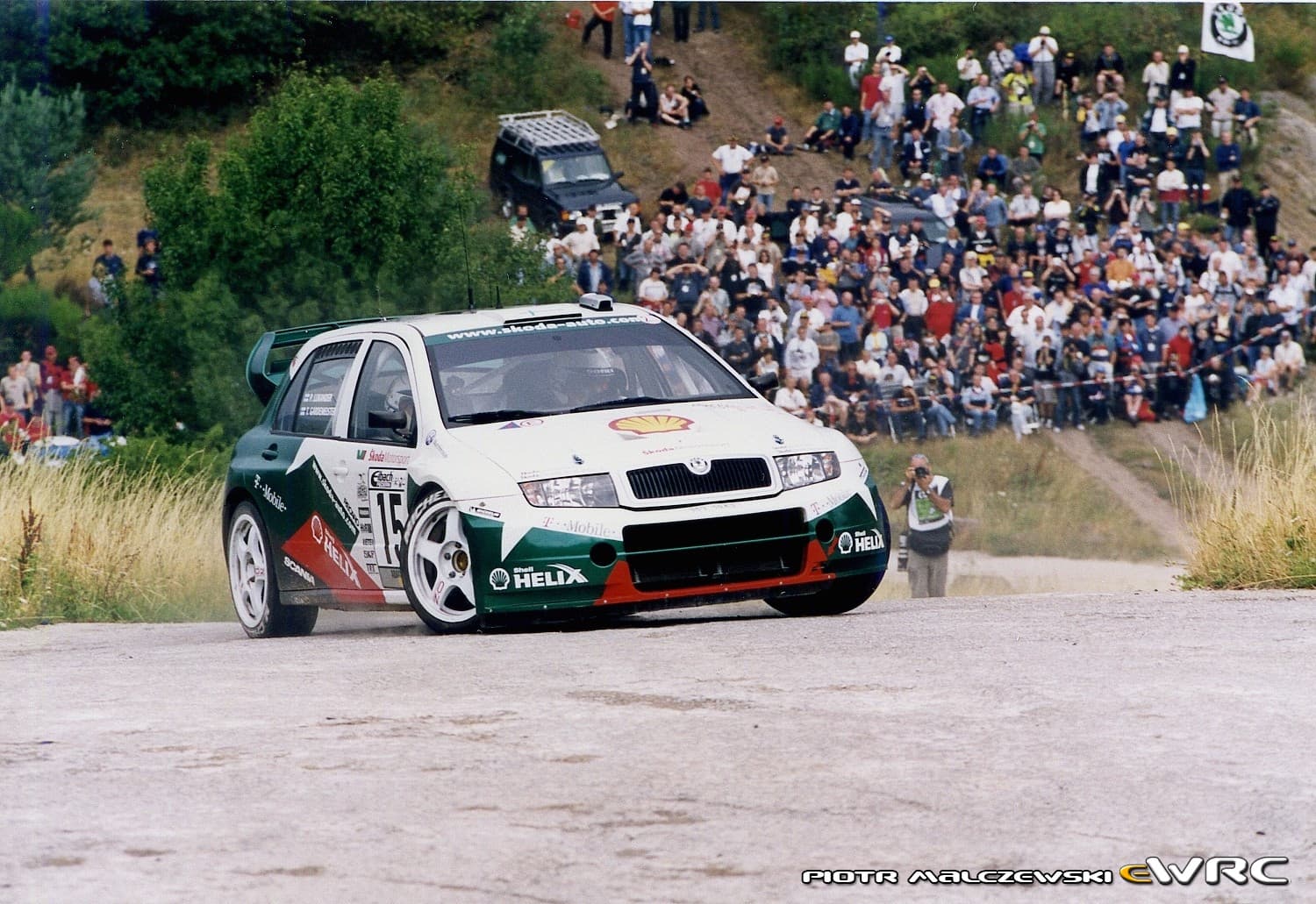 Toni Gardemeister Škoda Fabia WRC Rally Deutschland 2003